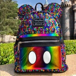 Rainbow Mickey loungefly